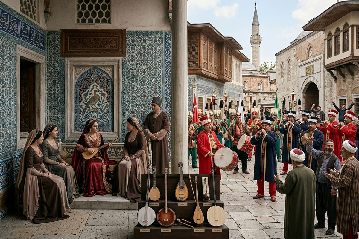 The Role of Music in Ottoman Culture: From Palaces to Public Squares